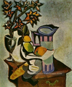 Nature morte 3 1918 cubist Pablo Picasso Peinture à l'huile